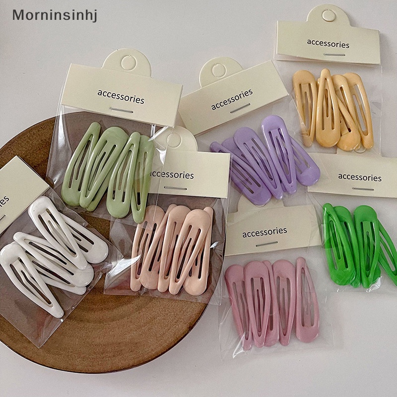 Mornin 5Pcs /set Jepit Rambut Bentuk Tetesan Air Warna Permen Lucu Untuk Klip Rambut Anak Perempuan Hairpin id