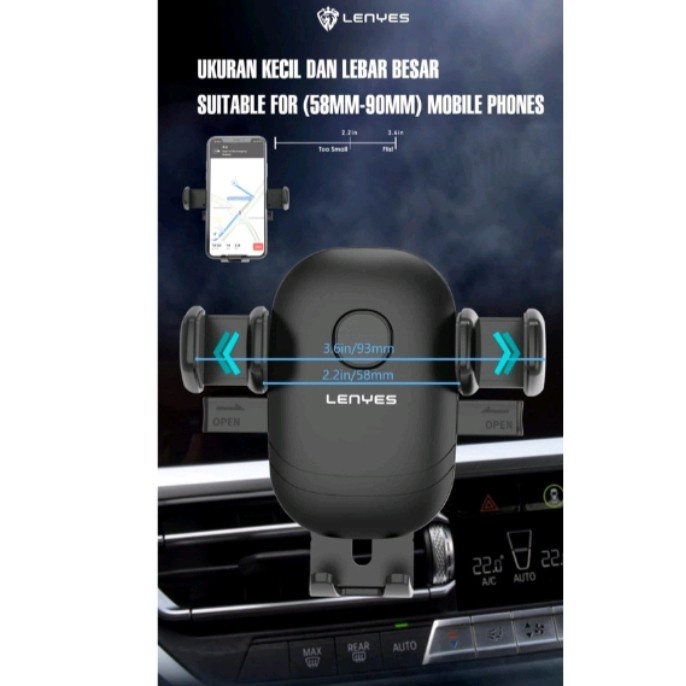 Car Holder LENYES CR120 HP Mobil Dashboard