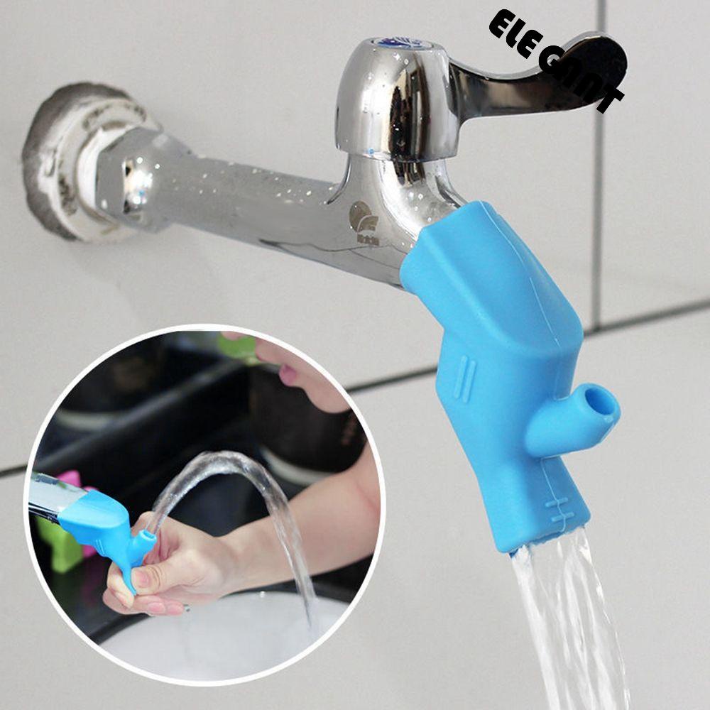 [Elegan] Faucet Extender Silicone High Elastis Alat Cuci Wastafel Nozzle Anak Mencuci Wastafel Aksesoris