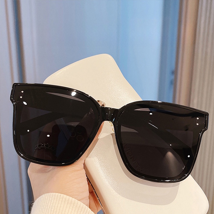 Fashion Cermin Polarized Set Perempuan Retro Miding Kacamata Tiktok Sunglasses