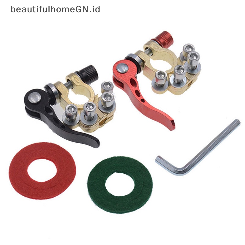 {Cantik} 2pcs Konektor Terminal Quick Release Putus Klem Terminal Kabel Mobil Dengan Hex~