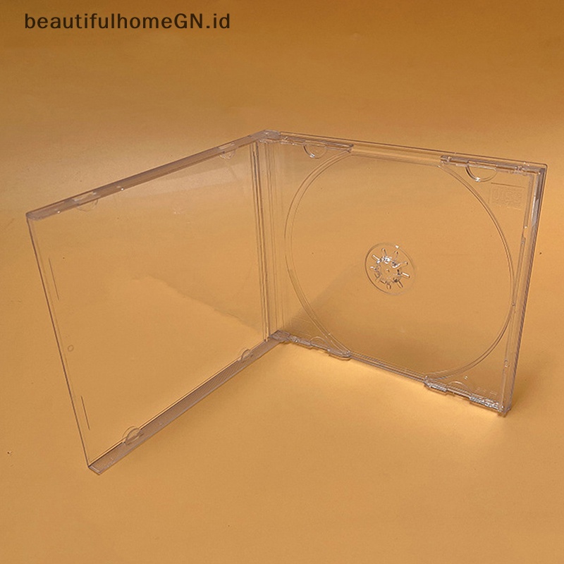 {Cantik} 1pcs ReadStar Plastik Transparan Single Piece Disc case CD case, Kotak Piringan CD DVD Tebal, Kotak Disc~