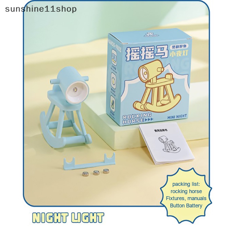 Sho Lampu Tidur LED Mini Desk Lamp Cute Lampu Suasana Meja Kamar Anak Decor Light N