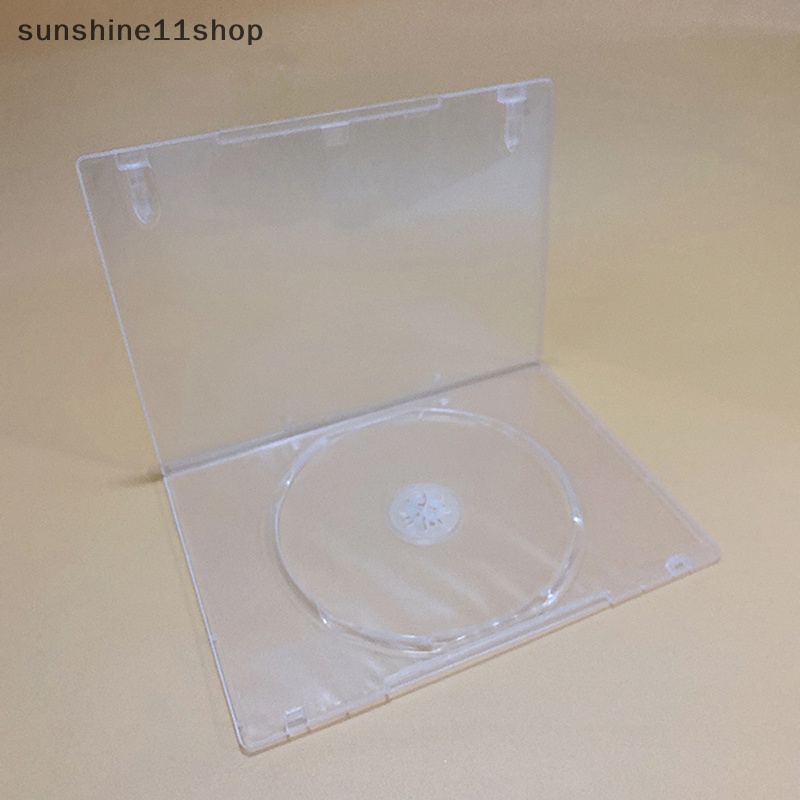 Sho Wadah CD Kosong Berkualitas Tinggi Plastik PP Milky Transparan CD Case CD Case Kapasitas 1disk N
