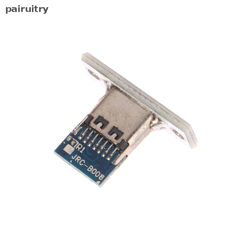 Prt USB Jack Type-C 2Pin 2P 4P Waterproof Strip Line Of Solder Joint Female Konektor Jack Charging Port USB Tipe C Socket Connector PRT