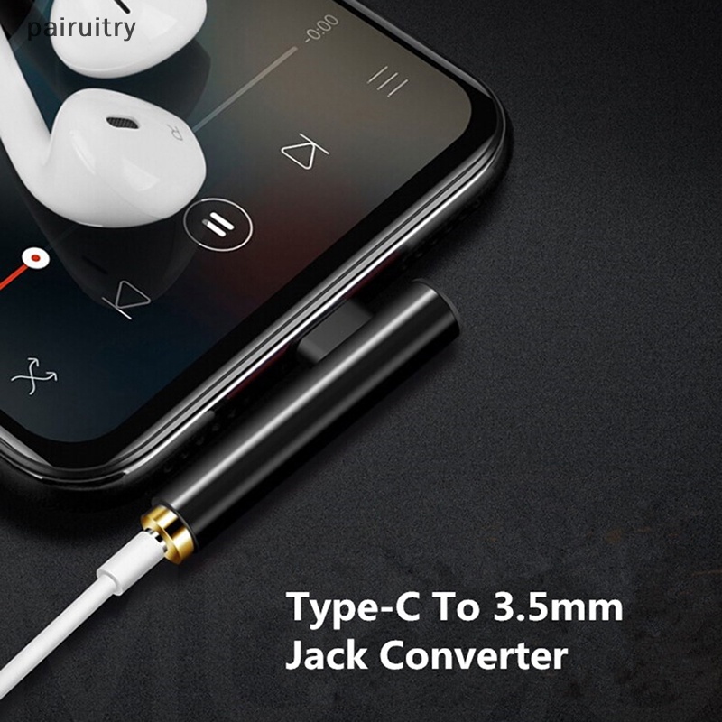 Prt Type-C To 3.5mm Jack Converter Earphone Audio Adapter Kabel Konversi Audio PRT