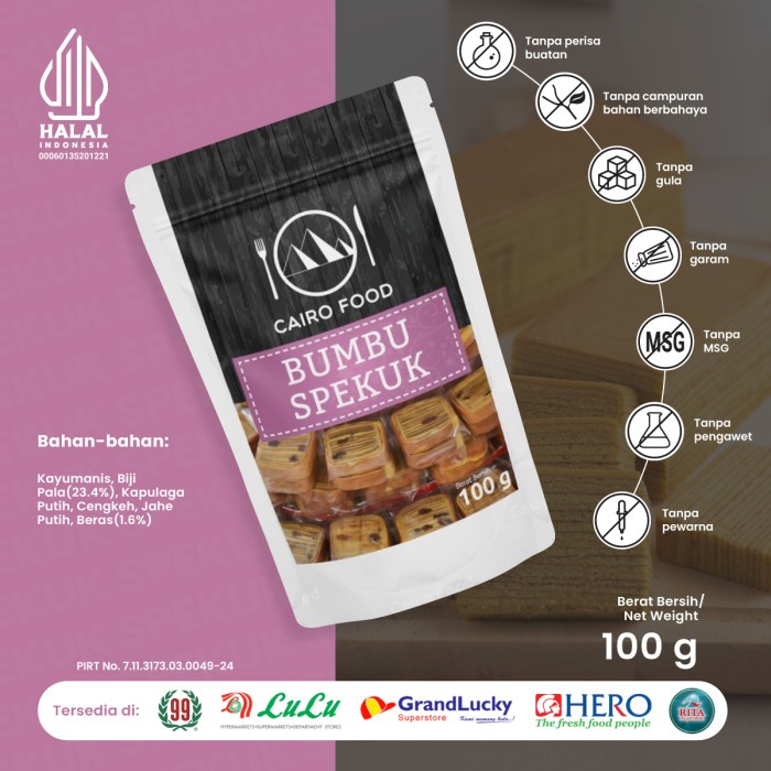

Promo Terjangkau Bumbu Spekuk Cairo Food - 100 Gram