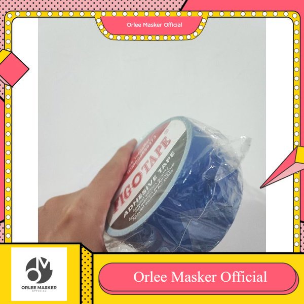 LAKBAN KAIN BIRU 2 INCH (FIGO TAPE) TERMURAH