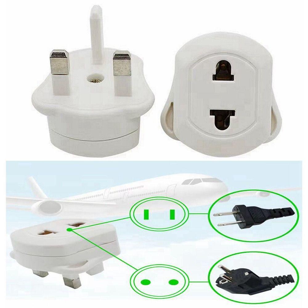 Colokan Charger Power Charger Universal 2pin Ke UK 3pin Populer Adaptor Travel