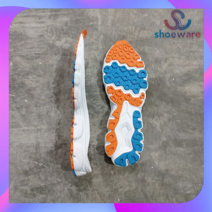 100% Outsole Sepatu Outsol Sport Running Trail Nbhexagon Sol