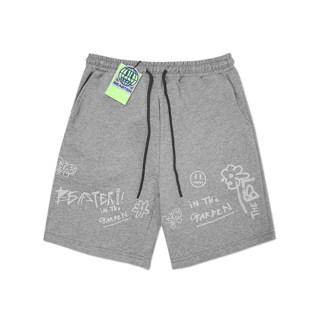 Beaster in the Garden Shorts Grey