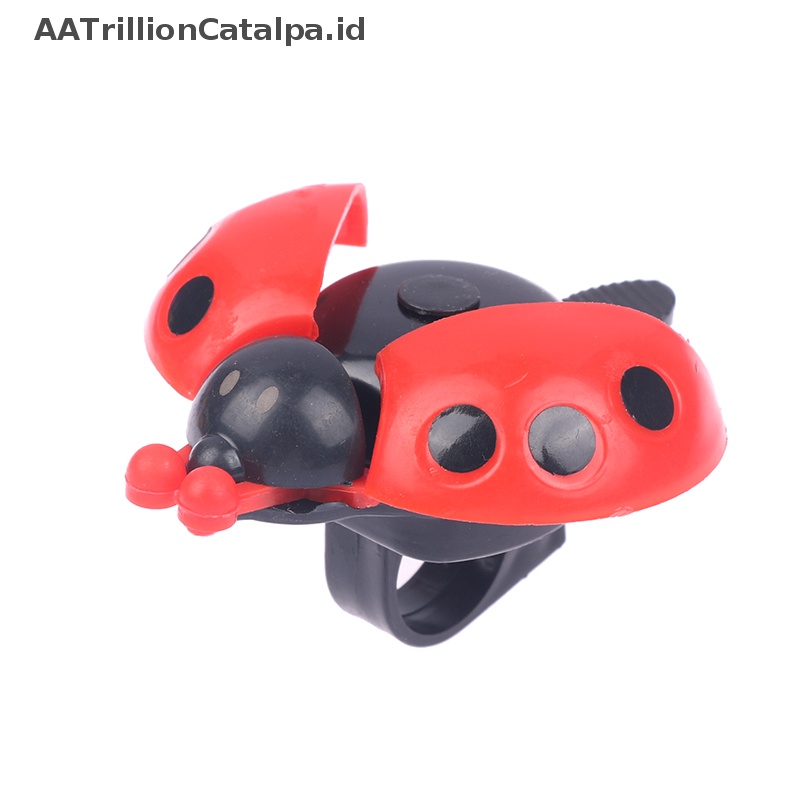 Aatrillioncatalpa Bel Sepeda Kartun Kumbang Ladybug Cycling Bell Sepeda Ride Horn Alarm Sepeda ID