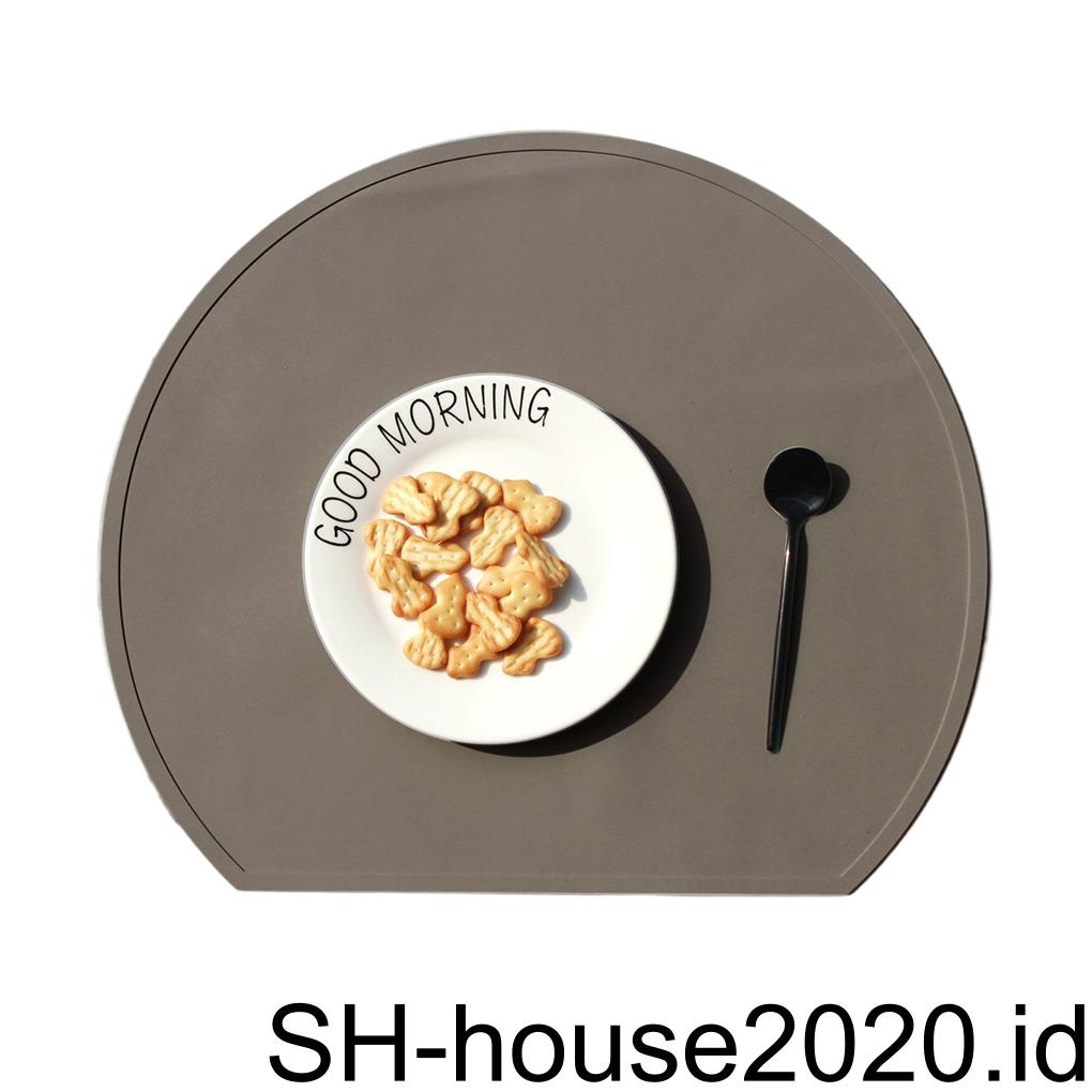 Silicone Drying Soft Table Mat Tahan Panas Tahan Air Draining Tableware Dish Cushion Protection Alas Dekorasi Rumah Tangga