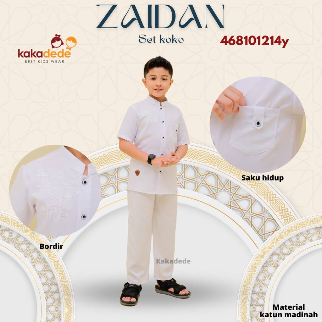 Zaidan Set Koko Putih Kakadede