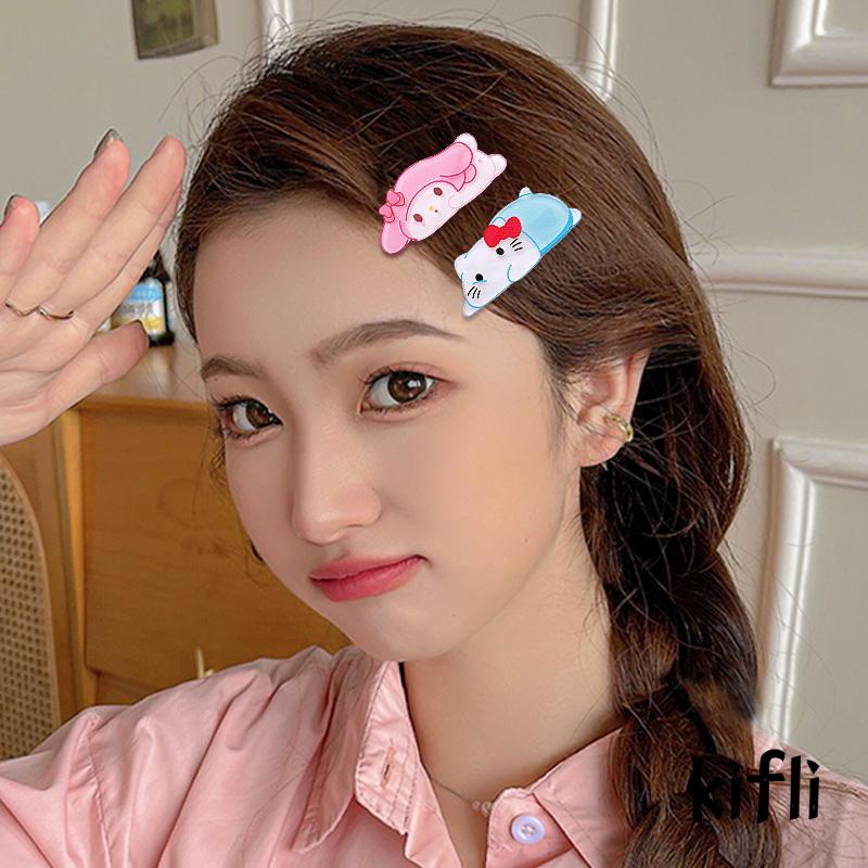 [KD]Ins Jepit Rambut Akrilik Lucu Kartun Sanrio Hair Clip Anak Perempuan Aksesori Rambut