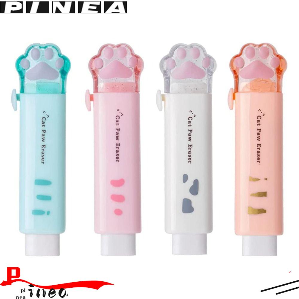 Pineapple 2PCS Eraser Girl Stationery Siswa Dorong Tarik Karet