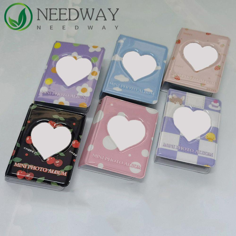 Needway  Album Foto Kawaii 3inch Photocard Holder Card Stock Collect Book Kartu Nama Name Card Book