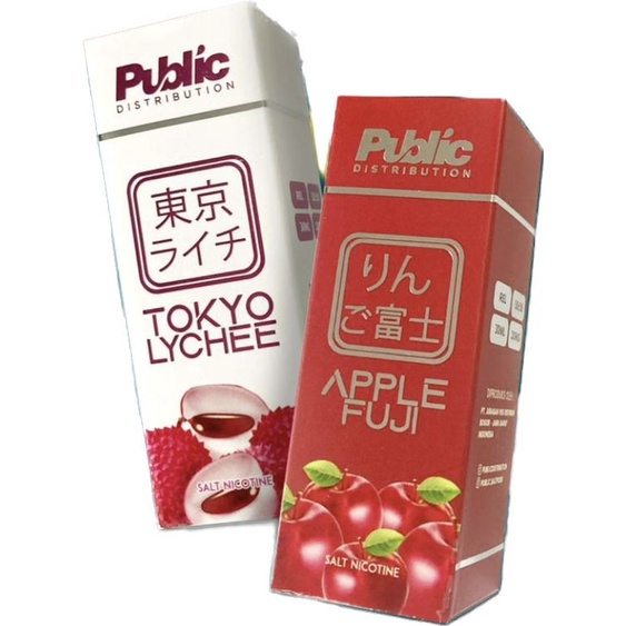 Liquid Vape Vapor Apple Fuji Saltnic 30ML By Public Distribution