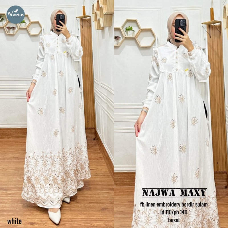 NAJWA MAXY ORI NANIA | Linen Embroidery bordir sulam