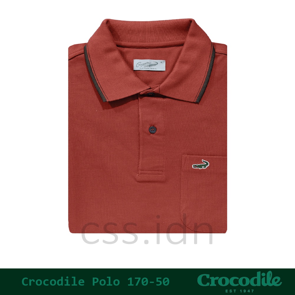 Crocodile Men Polo Shirt - Kaos Berkerah Polo Pria Polos 170