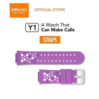 STRAP Y1 IMOO ORIGINAL / TALI JAM Y1 IMOO BLUE & VIOLET - Ungu