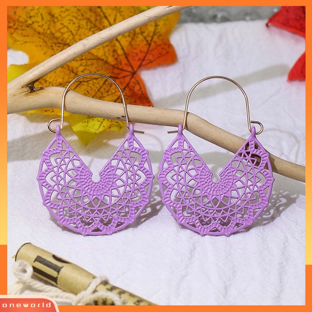 [WOD] 1pasang Anting Wanita Berbentuk V Perhiasan Sederhana Anting Menjuntai Vintage Ringan Untuk Perjamuan