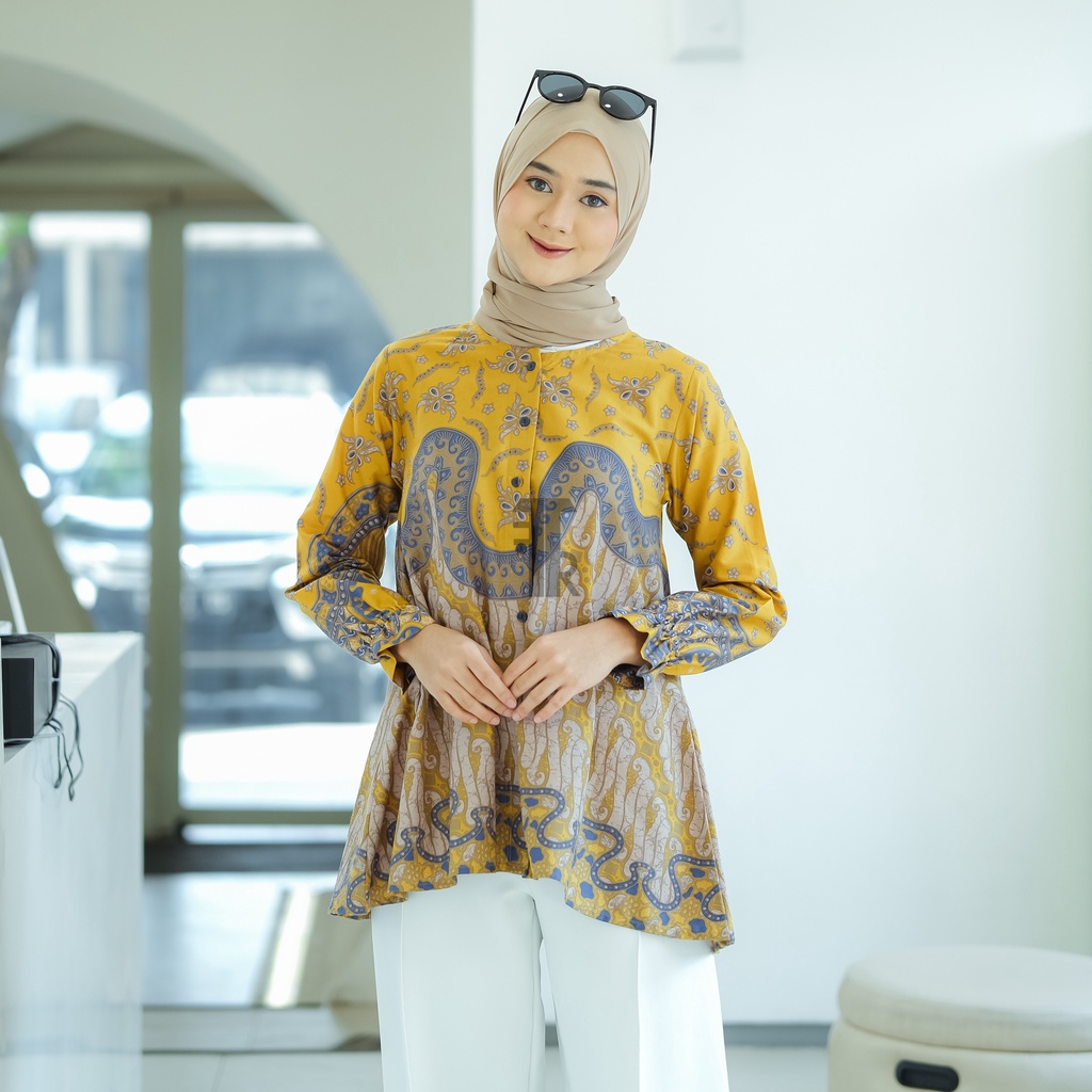 FITTINGROOM11 Blouse Batik -  Harshita Blouse Bunga