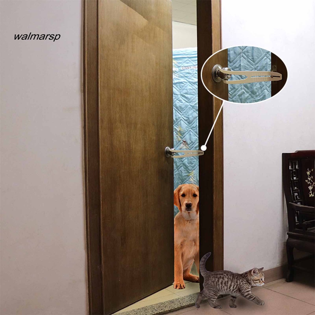 Walmarsp Grendel Pintu Kucing Fleksibel Adjustable Cat Door Alternatif Untuk Menjaga Anjing Keluar Kotak Kotoran Kucing Dan Makanan Perlengkapan Rumah Tangga