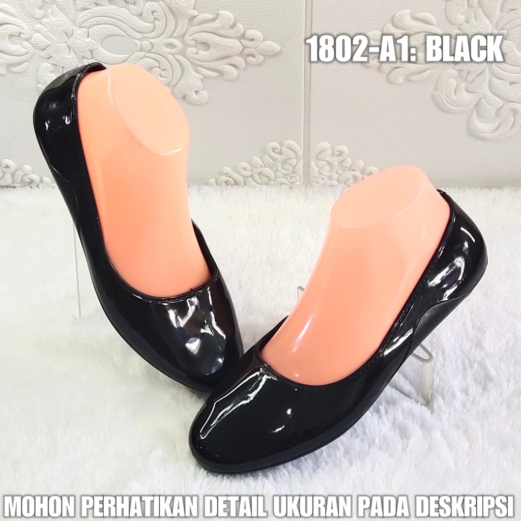 Sepatu Balet Perempuan 1802 A1 Sepatu Flat Wanita Simpel Elegan AntiSlip SPTFW