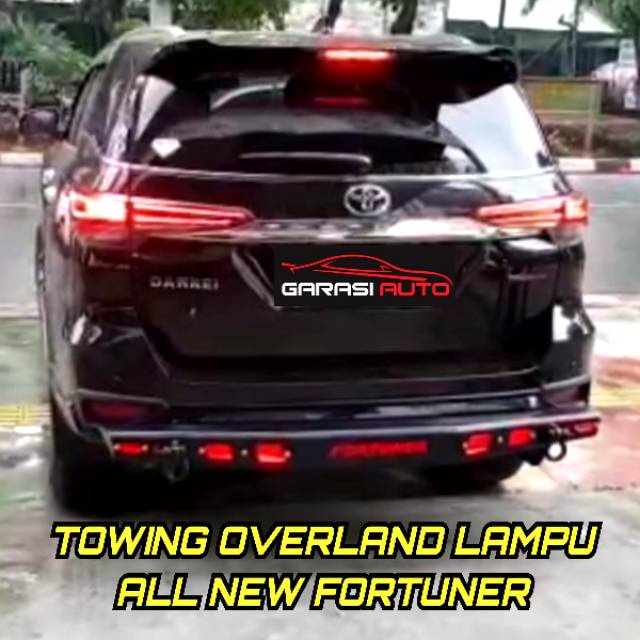 Towing Bar Tanduk Belakang All New Fortuner VRZ - Old Model Overland Bumper Guard Besi no rhino arb