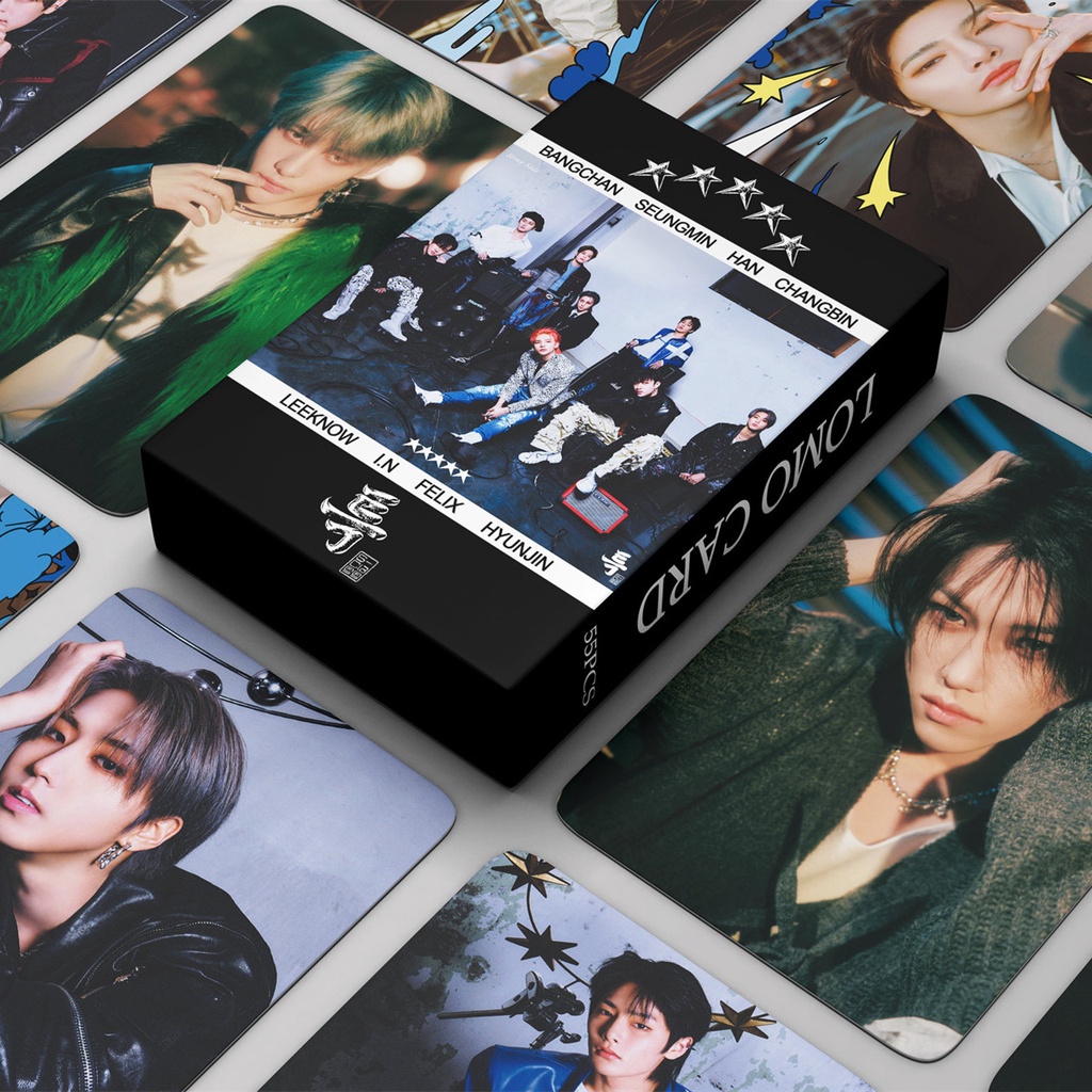 55pcs /box Album STRAY KIDS 5-STAR Photocards S-Class Kartu Lomo Straykids Kpop Postcards Collection