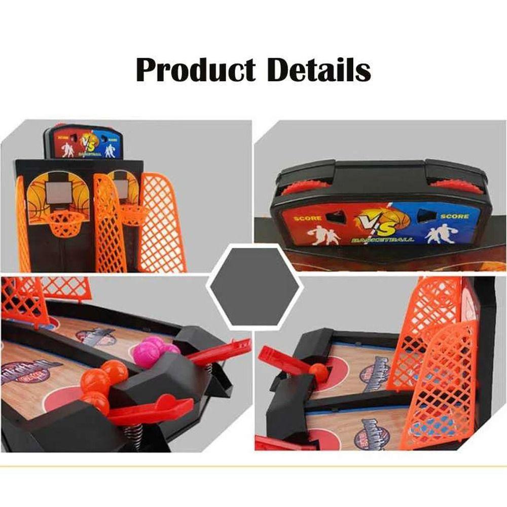 NEEDWAY Needway Mainan Game Basket Desktop Menarik Ketapel Interaktif Orang Tua-Anak 2-Player Plastik Rekreasi Mainan Bermain Ganda