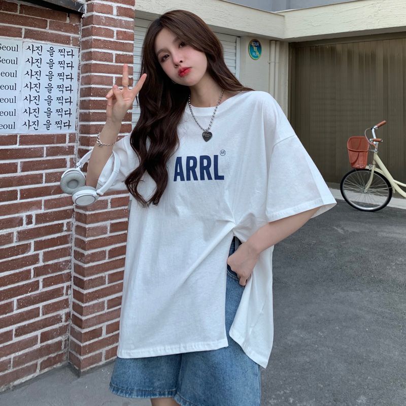 Terbaru Atasan Wanita Lengan Pendek Oversize Casual Kaos