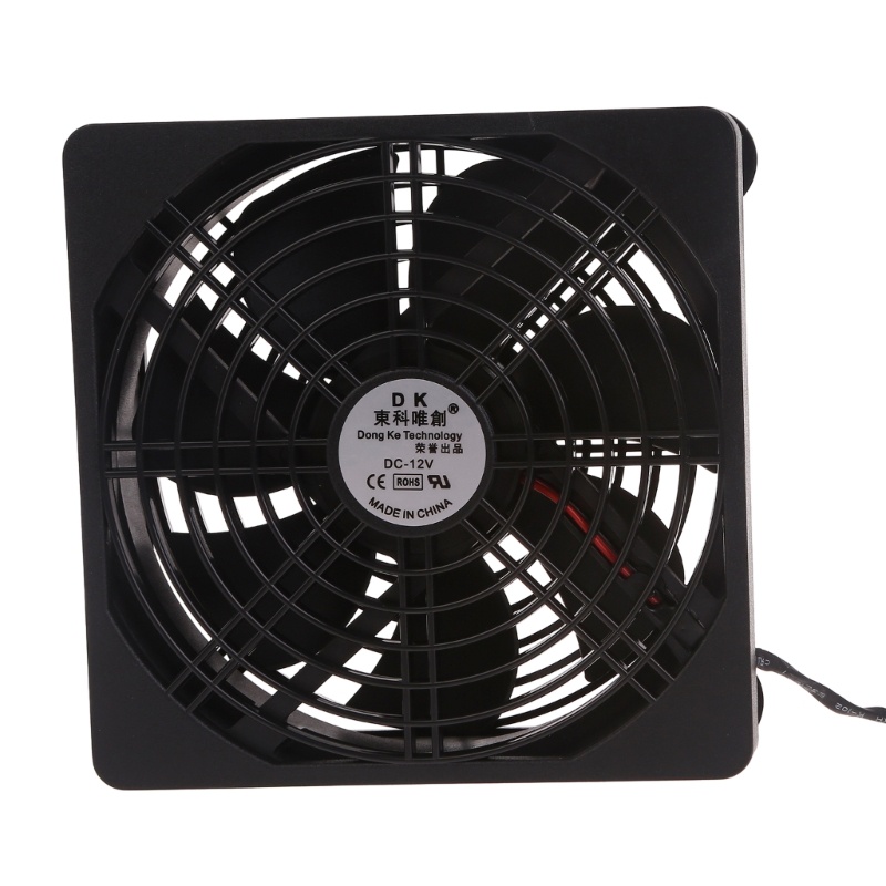 Cre 12cm DC12V Kipas Pendingin Untuk Router Wireless Komputer Cooler Fan5 5x2 1mm 2000RPM