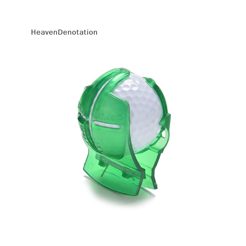 [HeavenDenotation] Bola Golf Line Clip Liner Marker Template Serut Tanda Penyelarasan Menaruh Alat HDV