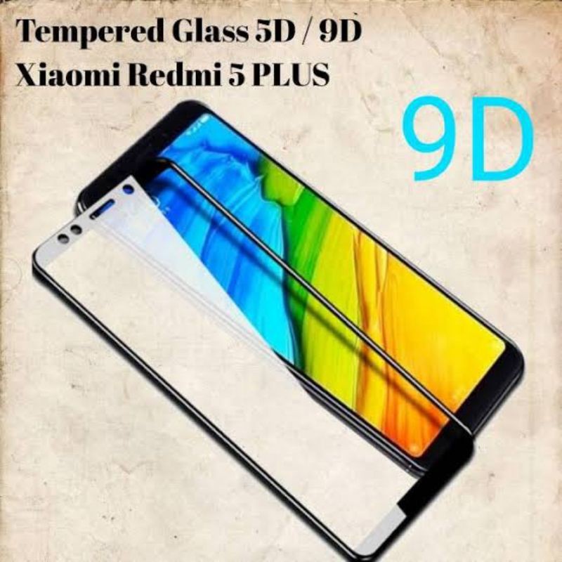 Tempered glass Xiaomi redmi 5+/ Note 5A/ note 5 pro full cover bening