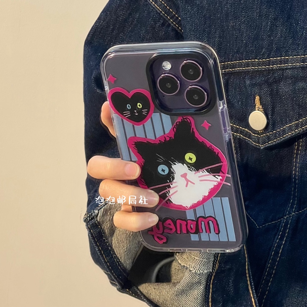 Cocok Untuk iPhone 14pro Max Casing Ponsel iPhone Kompatibel Dengan Iphone13 13pro 13prm iPhone 11 11pro 14plus 12Pro Max7 8Plus X XR SE Empat Sudut Casing Ponsel TPU Tahan Guncangan