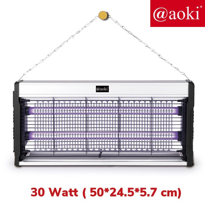 Aoki AK-872 Lampu UV Perangkap Nyamuk Lalat Laron Bug Zapper 30W