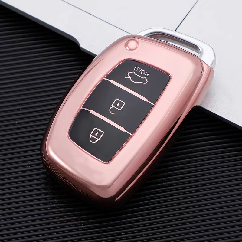 Untuk Hyundai Elantra/Tucson/IONIQ/i30/i40 Keyless Remote Car Key Silicone Cover Casing