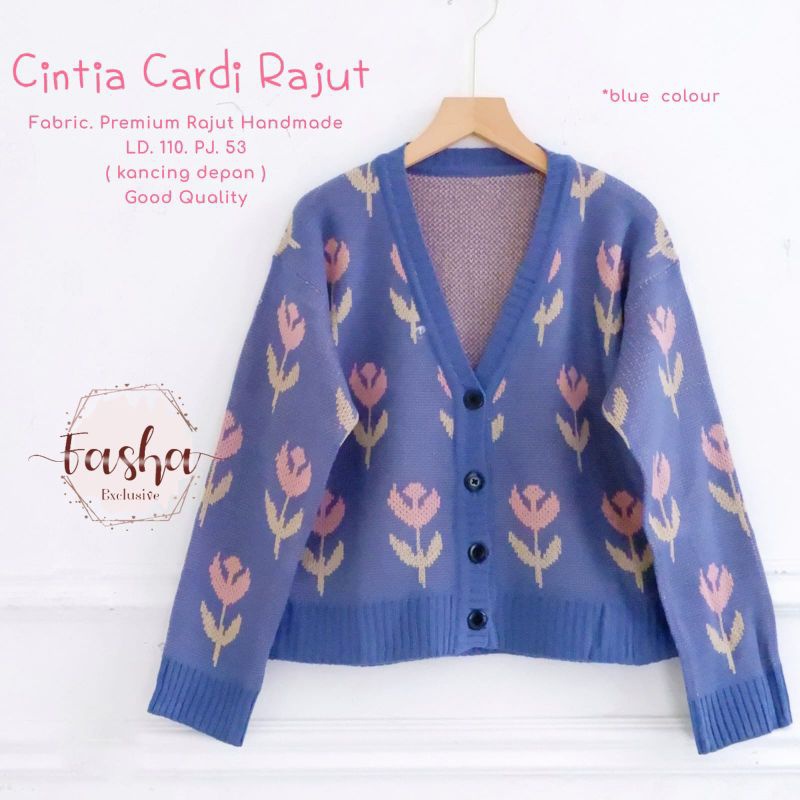 CINTIA CARDI RAJUT ORI FAHSA | Premium Rajut handmade