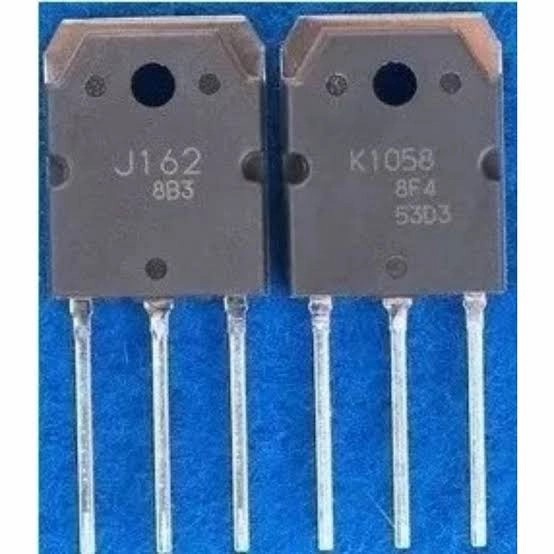 J162 K1058 Sepasang Power Transistor Mosfet Japan 50W OCL Amplifier - K1058