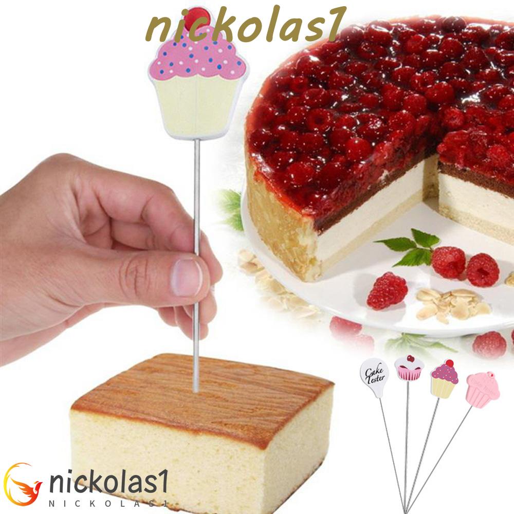 Nickolas1 Kue Tester Nyaman Tusuk Roti Fondant Pastry Aksesoris Pengujian Cupcake Probe