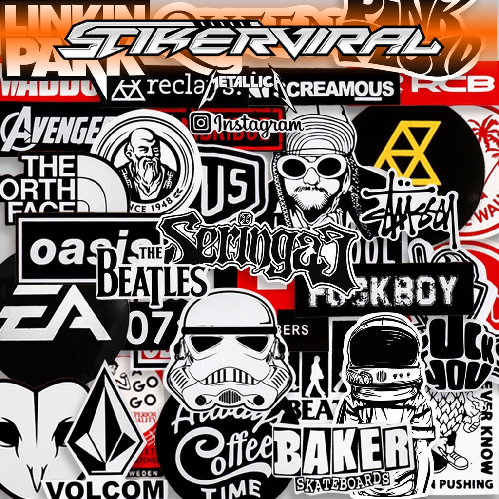

STIKER GRAFTAC - 15pcs STIKER RANDOM - STIKER AESTHETIC LAPTOP, AKSESORIS HP, ANTI AIR, MOTIF,HELM.