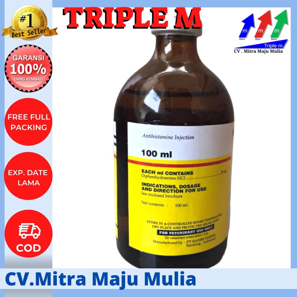 B Sanplex 100 ml Vitamin B komplek Hewan SANBE
