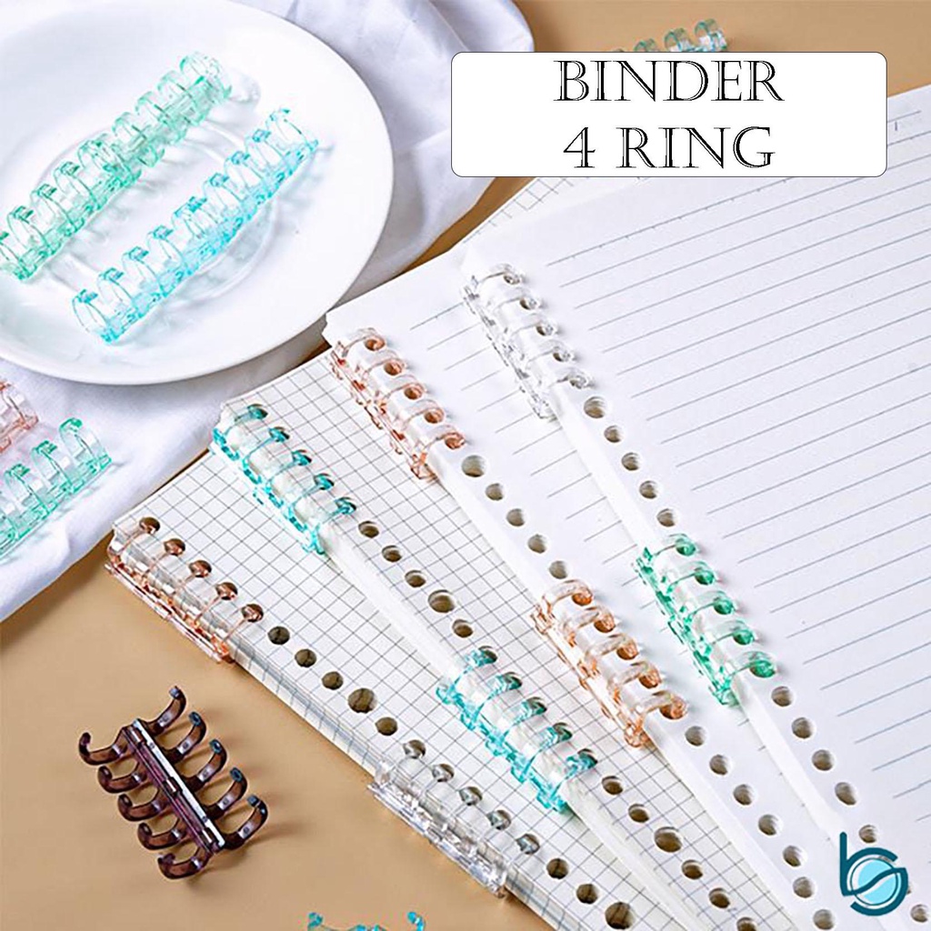 

Binder Ring/DIY Binding ( 4 Lubang ) Warna 15 mm - Best Stationary