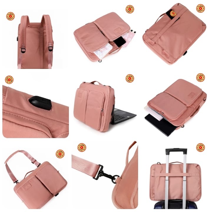 Tas GUDIKA Kimberly 5331 Tas Ransel Usb Laptop Wanita Backpack Leptop Wanita Remaja Tas Anti Air Slave Laptop Termurah Original Import Korea Kekinian