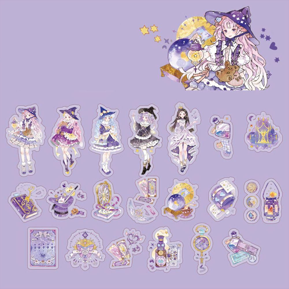 Mxbeauty DIY Kolase Stiker Kawaii Anak Scrapbooking Siswa Tangan Akun Anak Alat Tulis Guka Goo Card Sticker