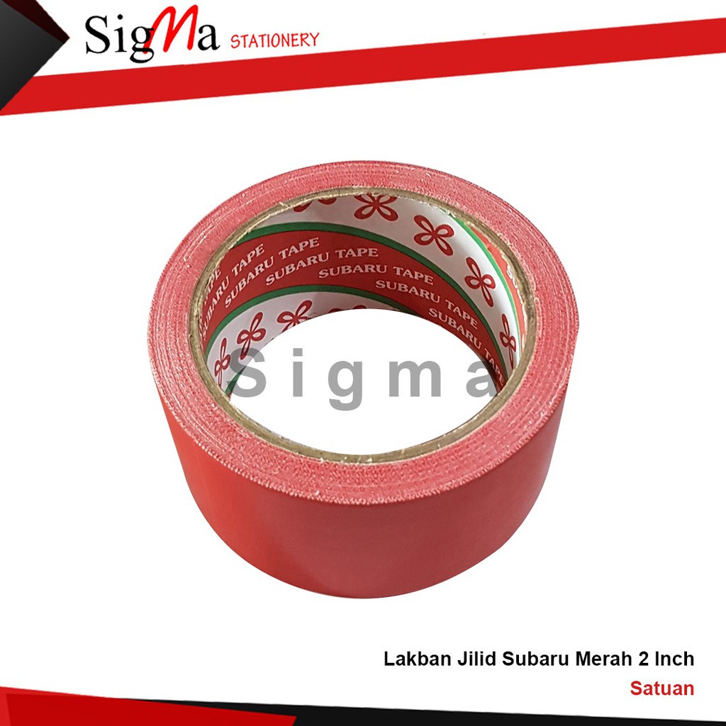 

Lakban Kain atau Lakban Jilid Subaru MERAH 2 INC