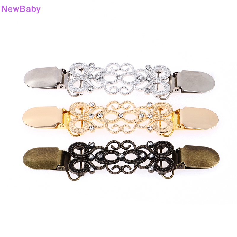 Newbaby Sweater Cardigan Clip Bebek-Mulut Klip Sweater Pin Bros Kerah Gesper Pakaian ID