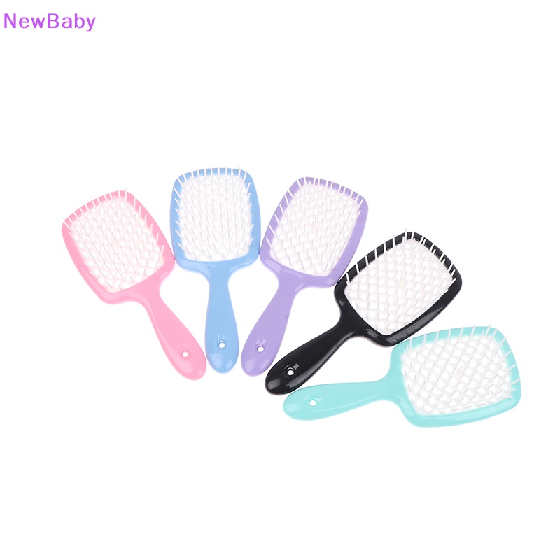 Newbaby Sisir Sisir Rambut Square Spa Massage Combing Sisipan Rambut Sisir Anti Statis ID